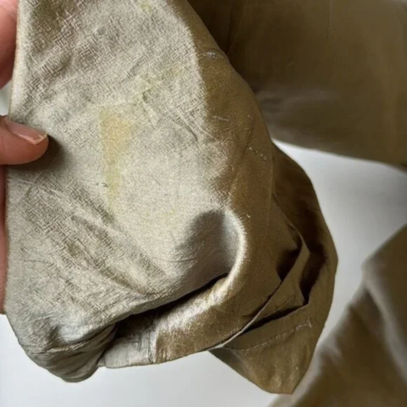 Flax Silk Button Down Blouse Size S - Picture 5 of 9